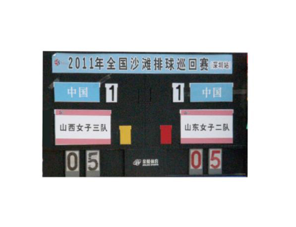 沙排場(chǎng)地計(jì)分板